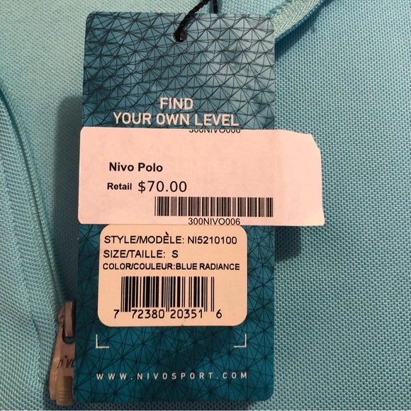 NWT Nivo Cool Max Polo - Picture 3 of 8